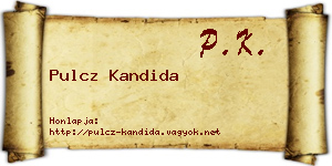 Pulcz Kandida névjegykártya